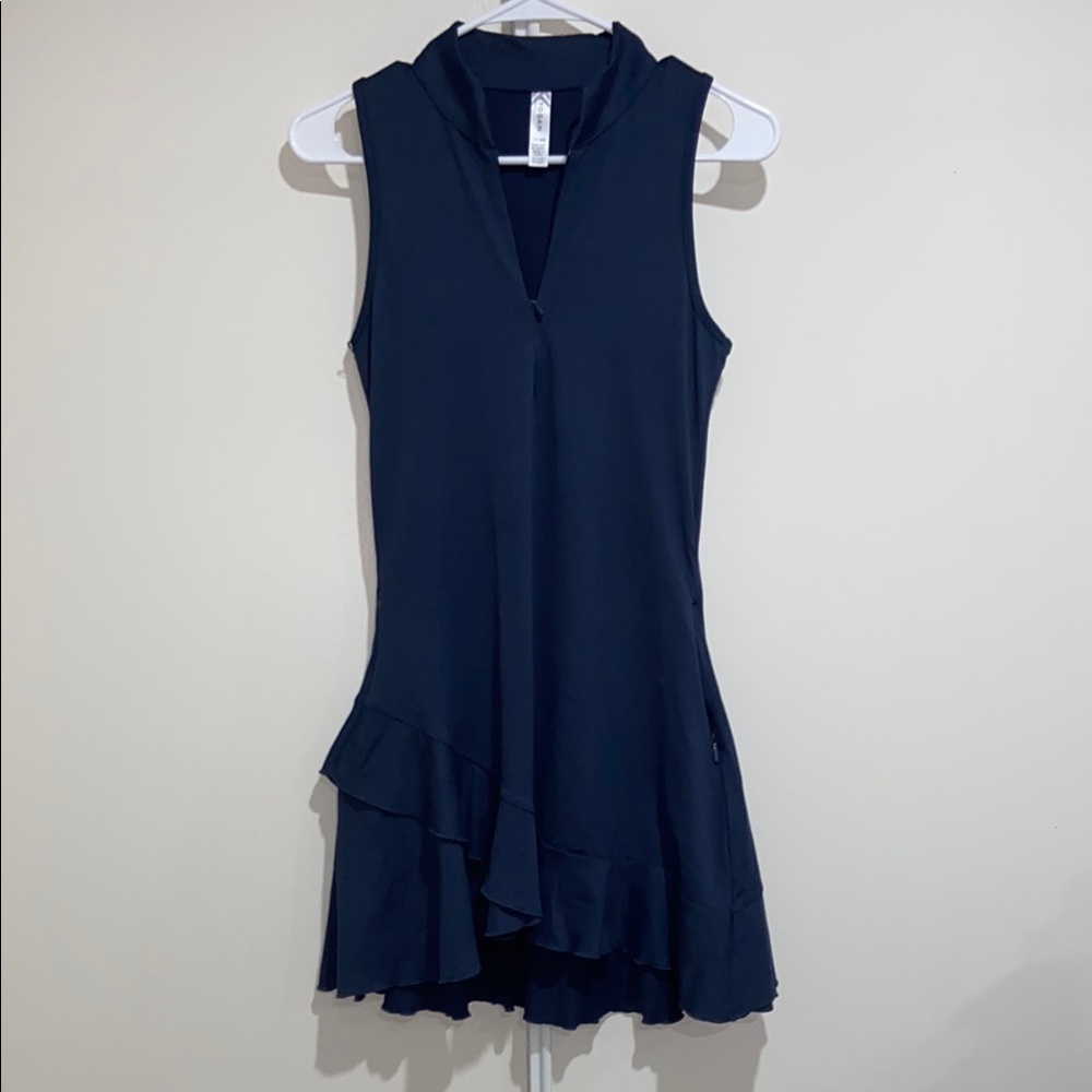 Kyodan Dark Blue Sleeveless Tennis Dress